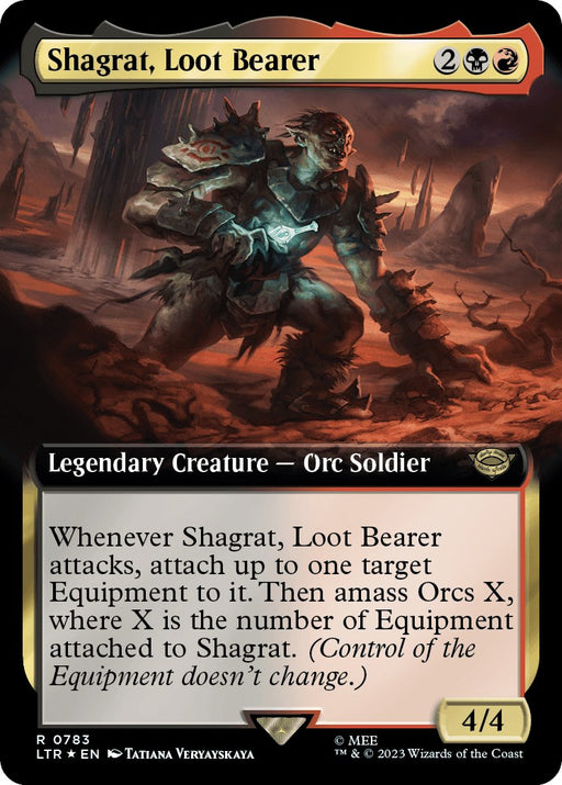 Shagrat Loot Bearer Extended Art Surge Foil