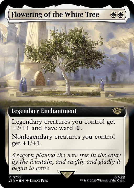 Flowering of the White Tree Extended Art Surge Foil