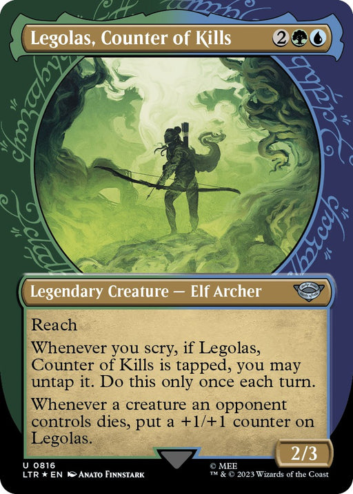 Legolas Counter of Kills Showcase Surge Foil
