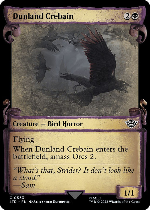 Dunland Crebain (Showcase Scrolls)