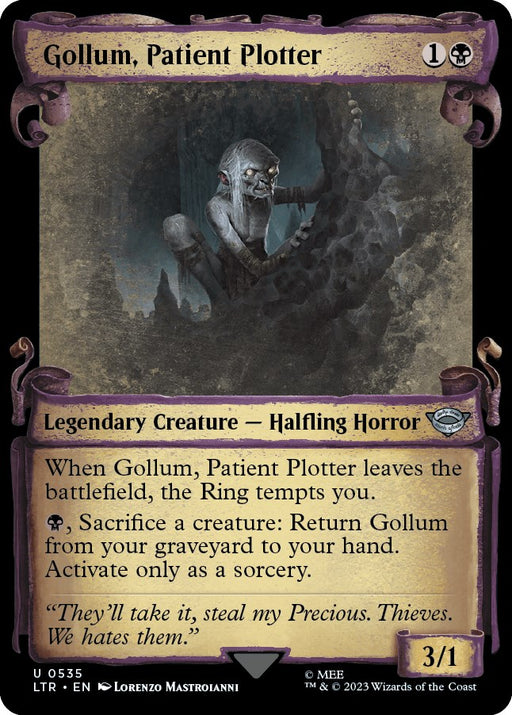 Gollum Patient Plotter Showcase Scrolls
