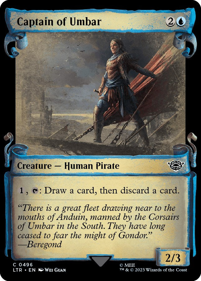 Captain of Umbar Showcase Scrolls