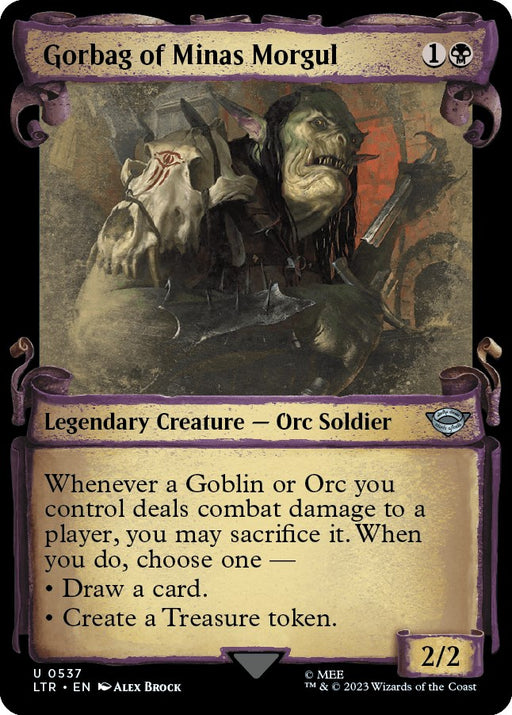 Gorbag of Minas Morgul Showcase Scrolls