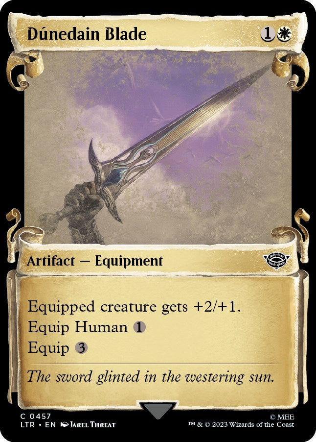Dunedain Blade Showcase Scrolls