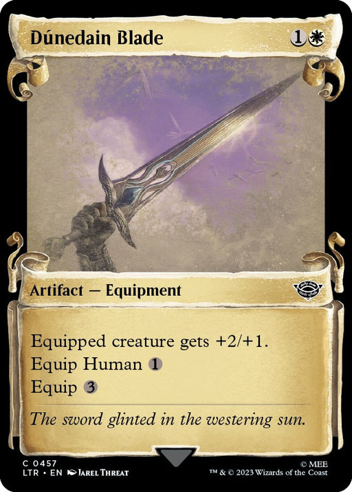 Dunedain Blade Showcase Scrolls