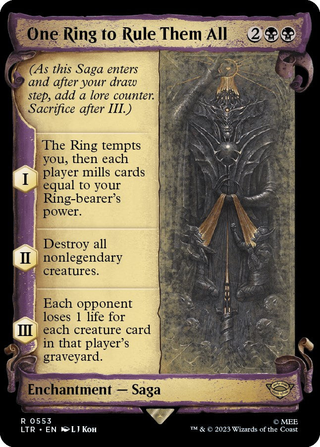One Ring to Rule Them All Showcase Scrolls