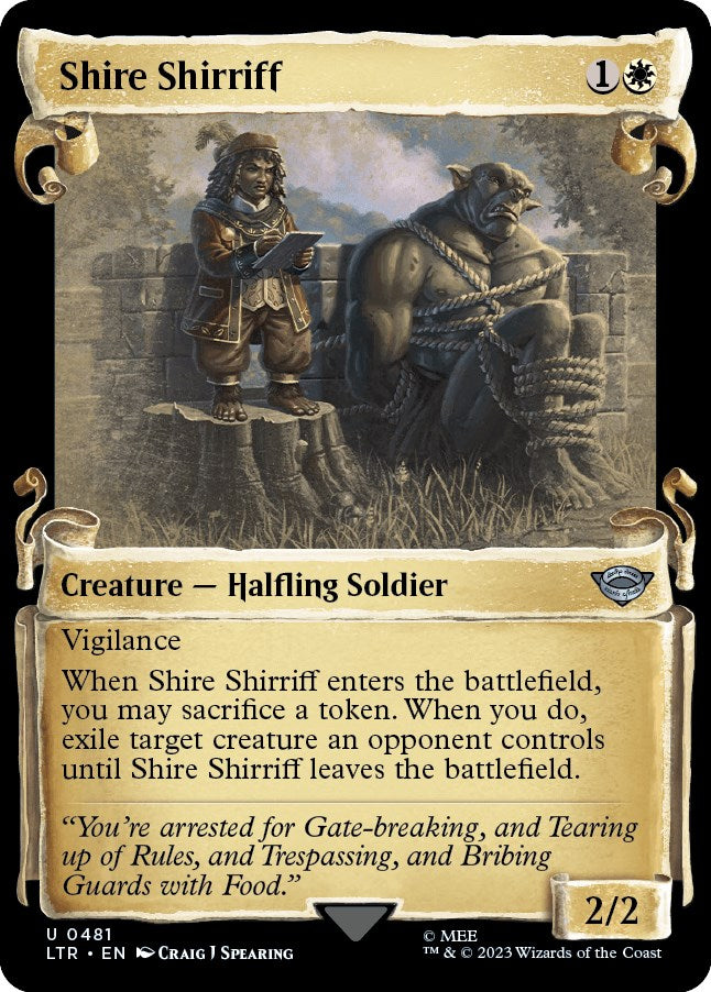 Shire Shirriff Showcase Scrolls