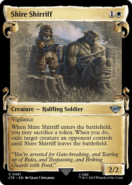 Shire Shirriff Showcase Scrolls