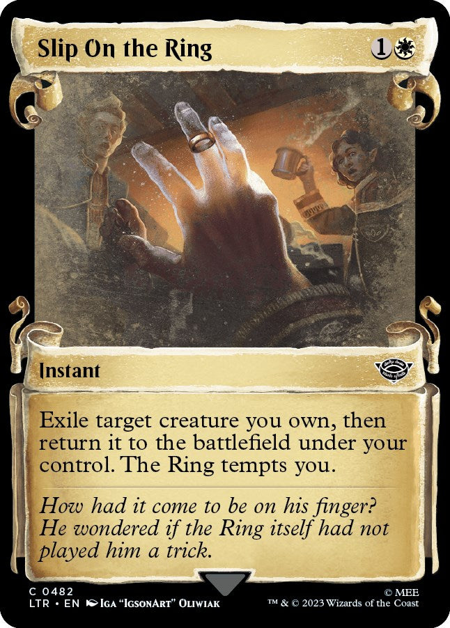Slip on the Ring Showcase Scrolls