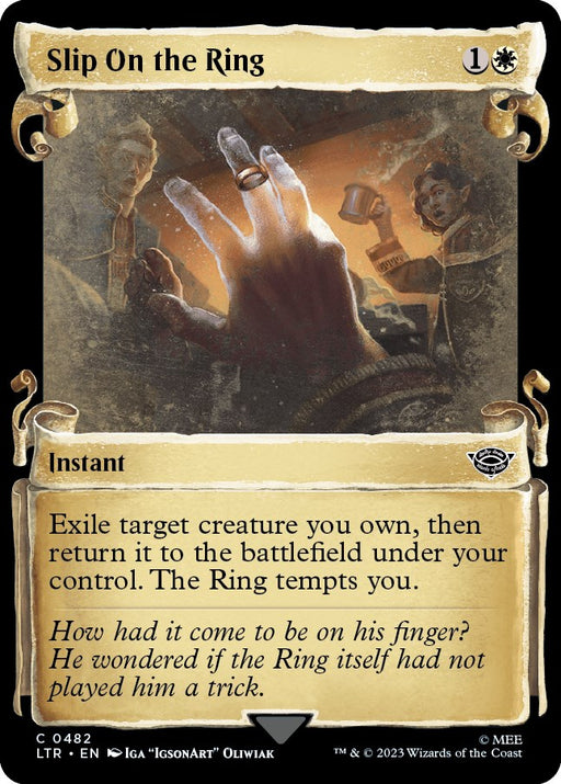 Slip on the Ring Showcase Scrolls