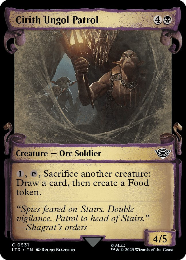 Cirith Ungol Patrol Showcase Scrolls