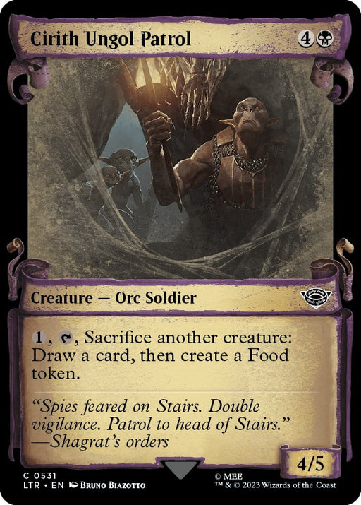Cirith Ungol Patrol Showcase Scrolls