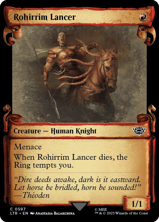 Rohirrim Lancer Showcase Scrolls