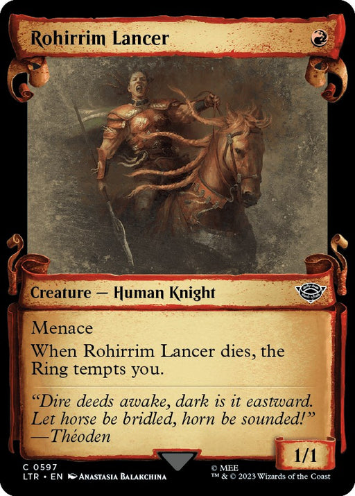 Rohirrim Lancer Showcase Scrolls