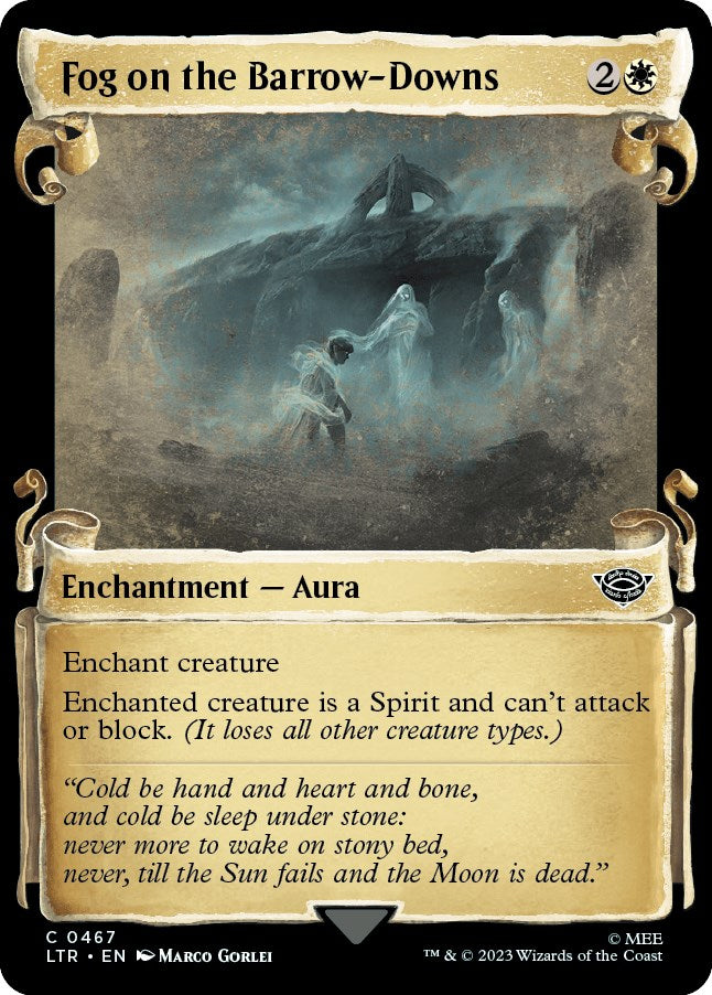 Fog on the Barrow Downs Showcase Scrolls