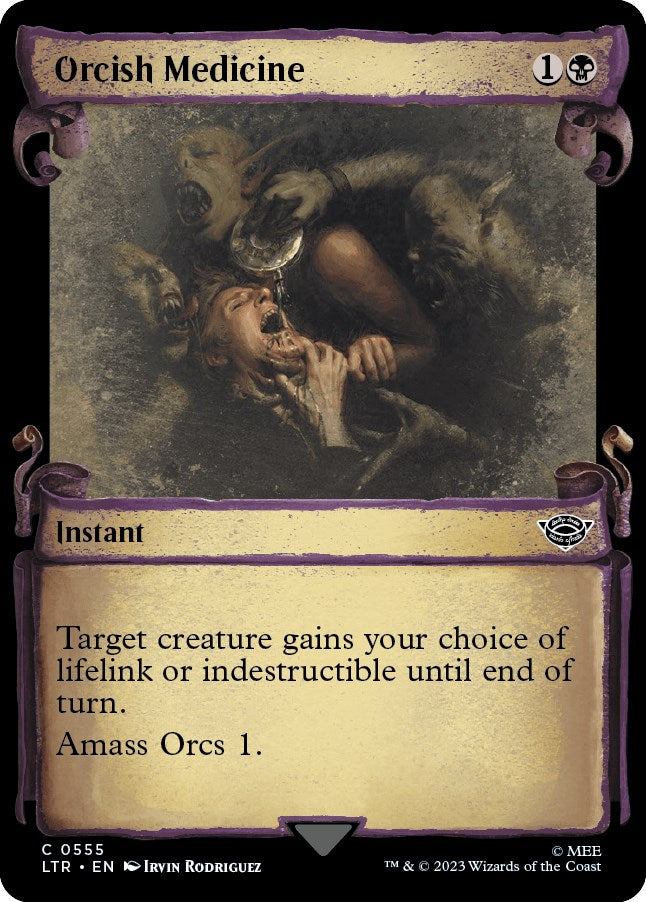 Orcish Medicine Showcase Scrolls