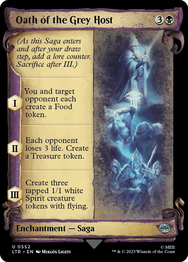 Oath of the Grey Host Showcase Scrolls