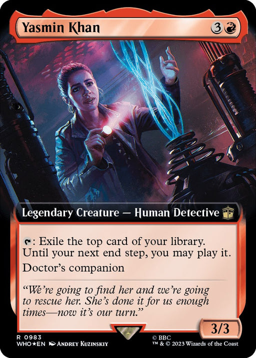 Yasmin Khan Extended Art Surge Foil