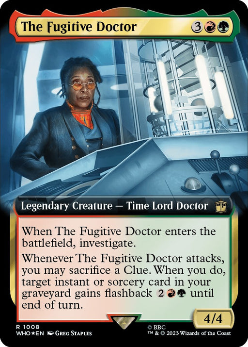 The Fugitive Doctor Extended Art Surge Foil