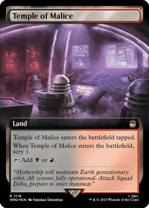 Temple of Malice Extended Art Surge Foil