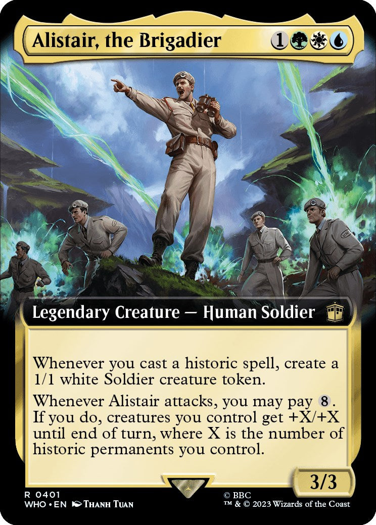 Alistair the Brigadier Extended Art