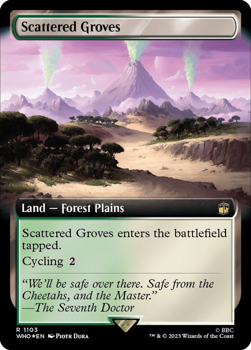 Scattered Groves Extended Art Surge Foil