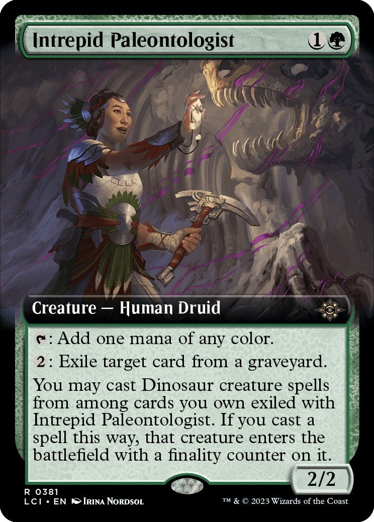 Intrepid Paleontologist Extended Art