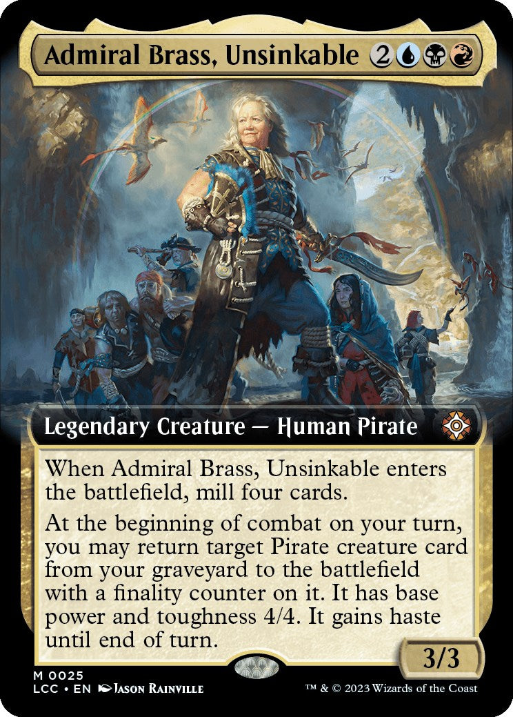 Admiral Brass Unsinkable Extended Art