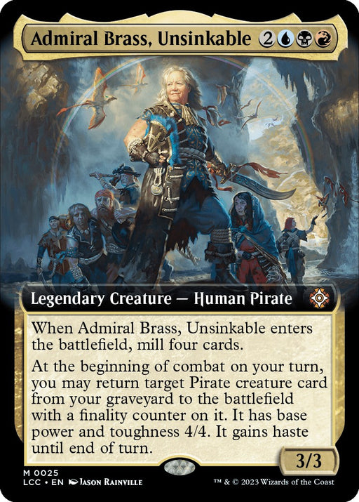 Admiral Brass Unsinkable Extended Art