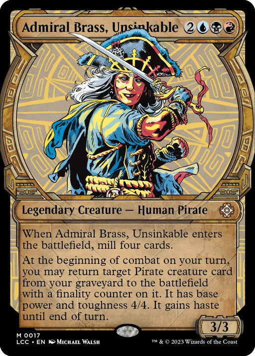 Admiral Brass Unsinkable Showcase