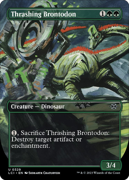 Thrashing Brontodon Borderless