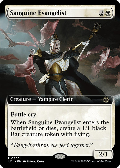 Sanguine Evangelist Extended Art