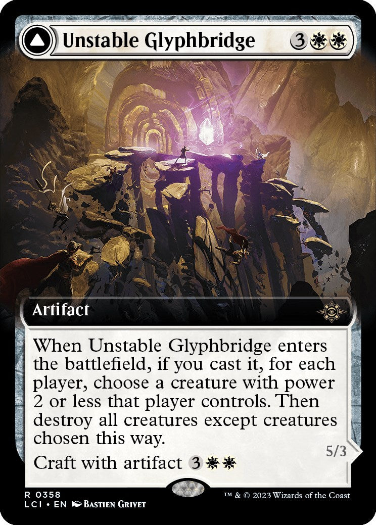 Unstable Glyphbridge Extended Art