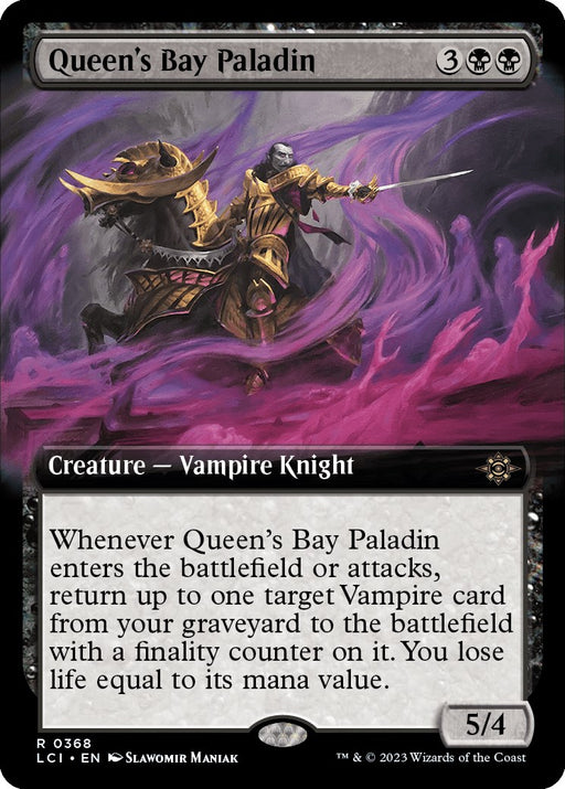 Queens Bay Paladin Extended Art