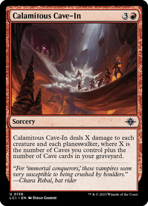 Calamitous Cave In