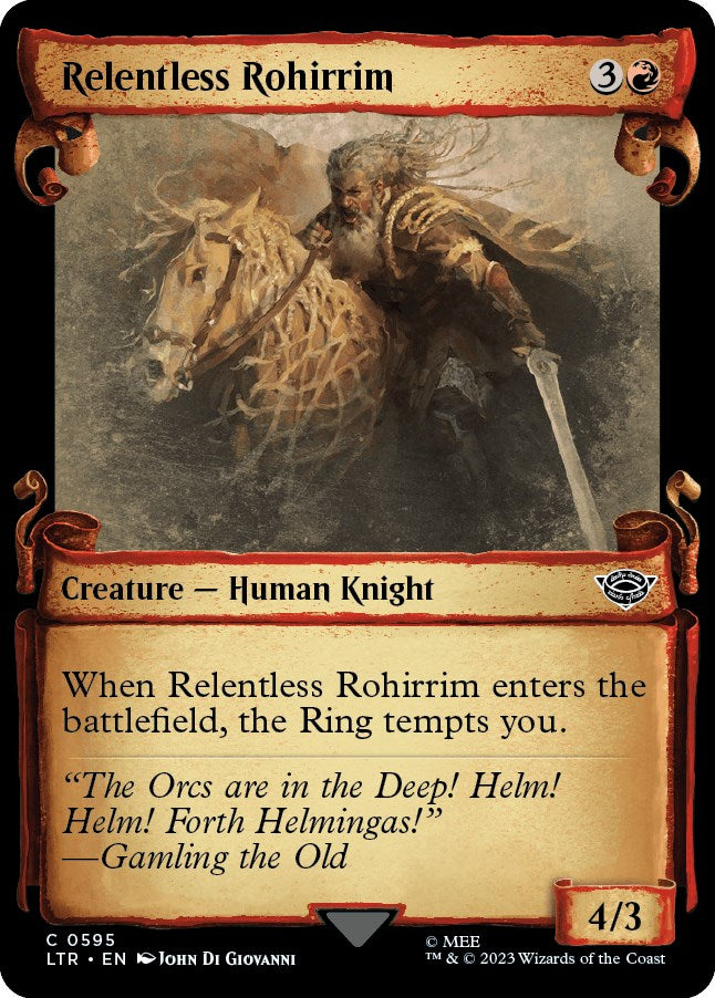 Relentless Rohirrim Showcase Scrolls