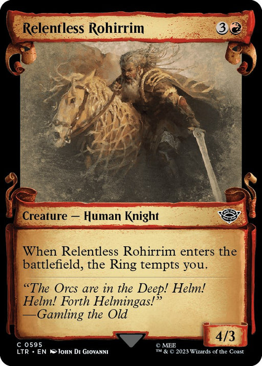 Relentless Rohirrim Showcase Scrolls
