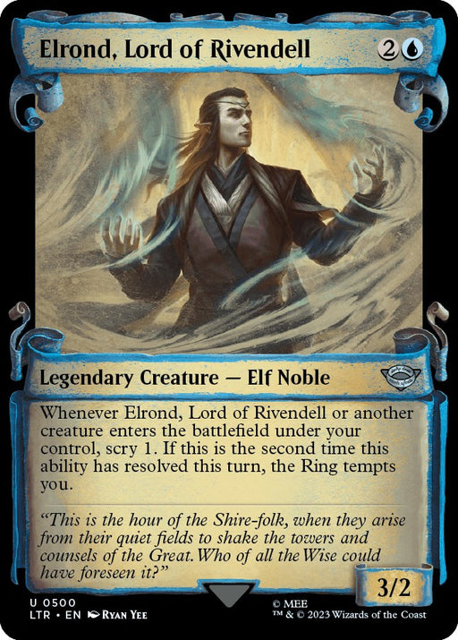 Elrond Lord of Rivendell Showcase Scrolls