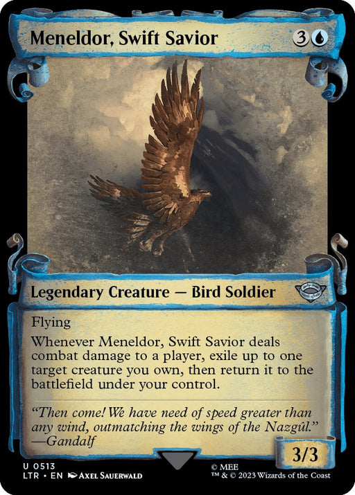 Meneldor Swift Savior Showcase Scrolls