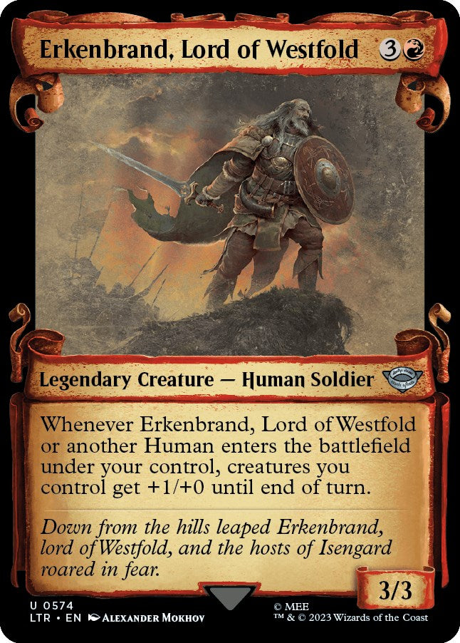 Erkenbrand Lord of Westfold Showcase Scrolls