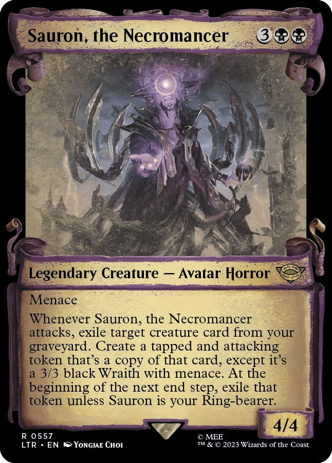 Sauron the Necromancer Showcase Scrolls
