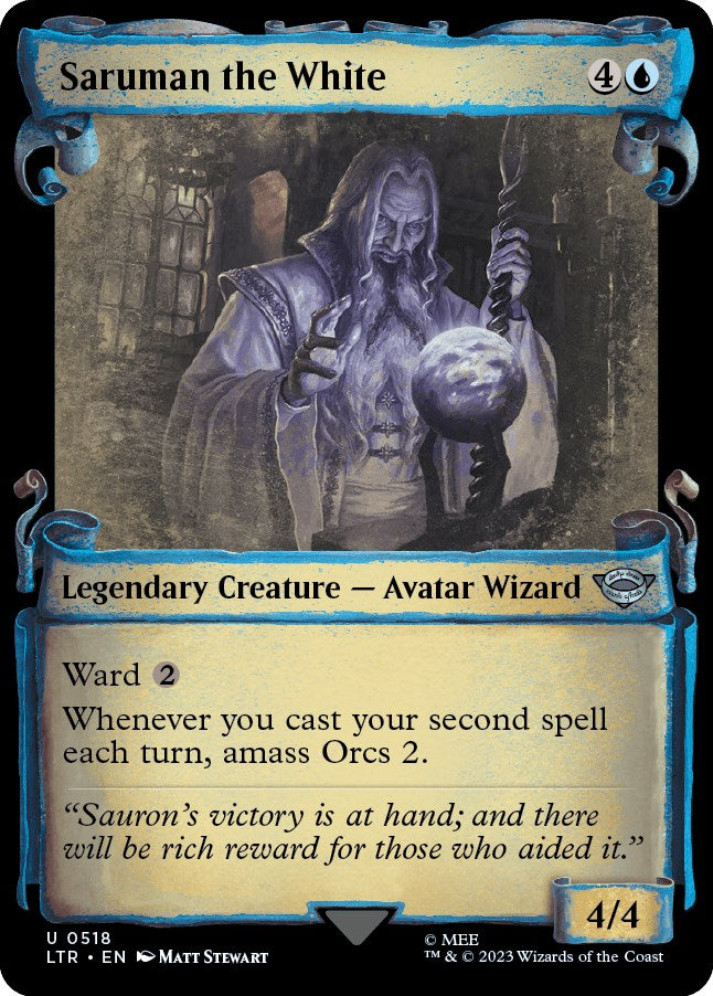 Saruman the White Showcase Scrolls
