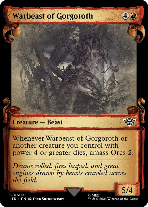 Warbeast of Gorgoroth Showcase Scrolls