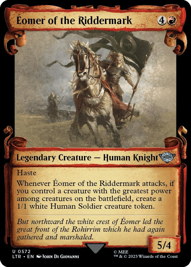 Eomer of the Riddermark Showcase Scrolls