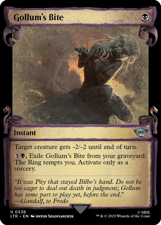 Gollums Bite Showcase Scrolls