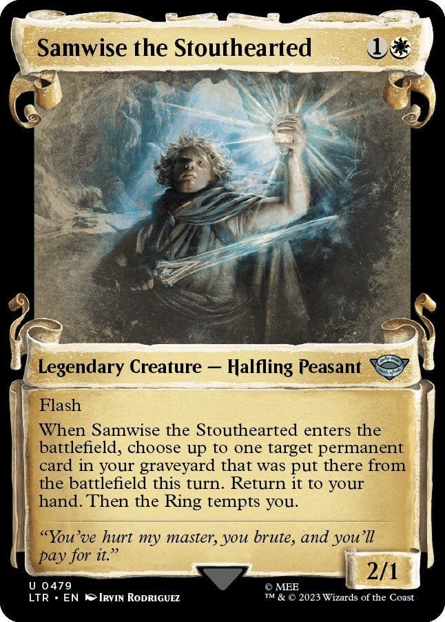 Samwise the Stouthearted Showcase Scrolls