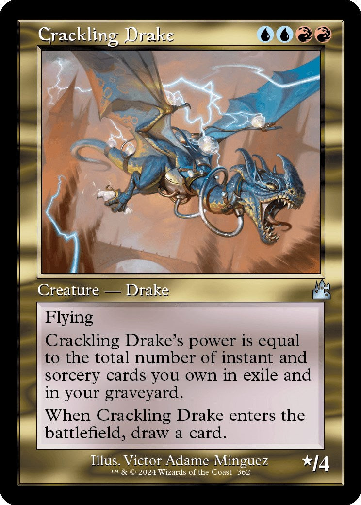 Crackling Drake Retro Frame