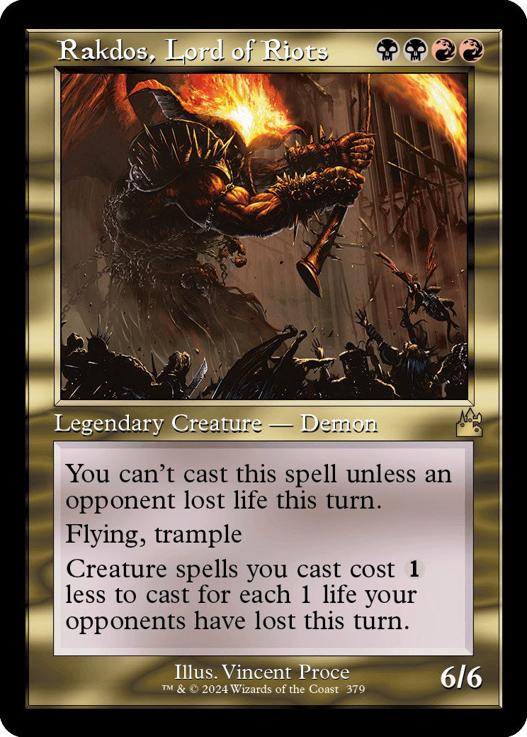Rakdos Lord of Riots Retro Frame