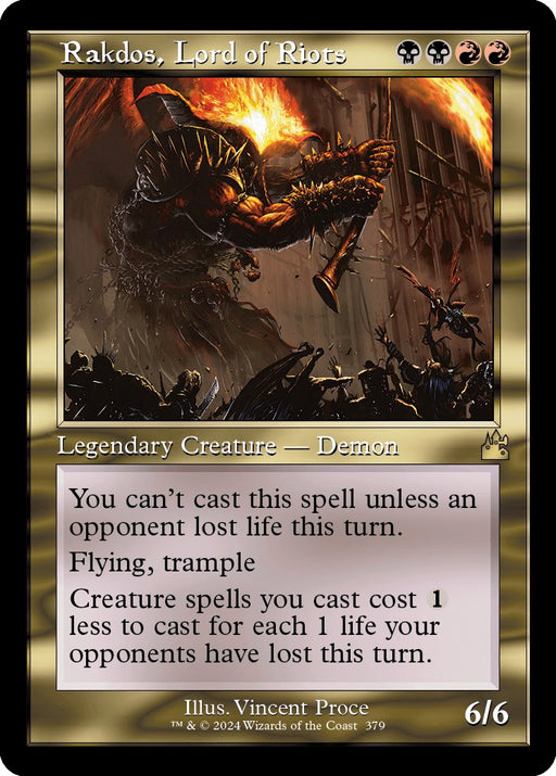 Rakdos Lord of Riots Retro Frame