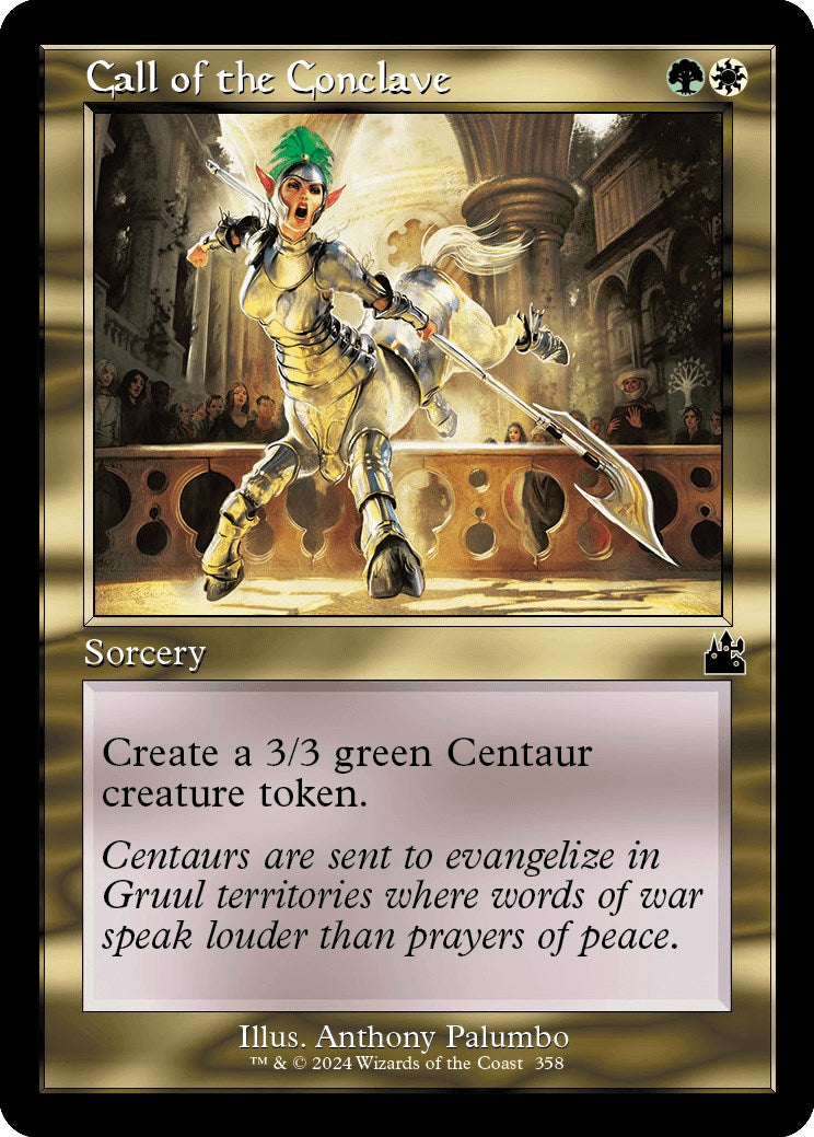 Call of the Conclave Retro Frame